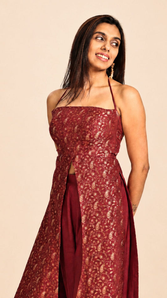 Halter Cape Co-ord Set
