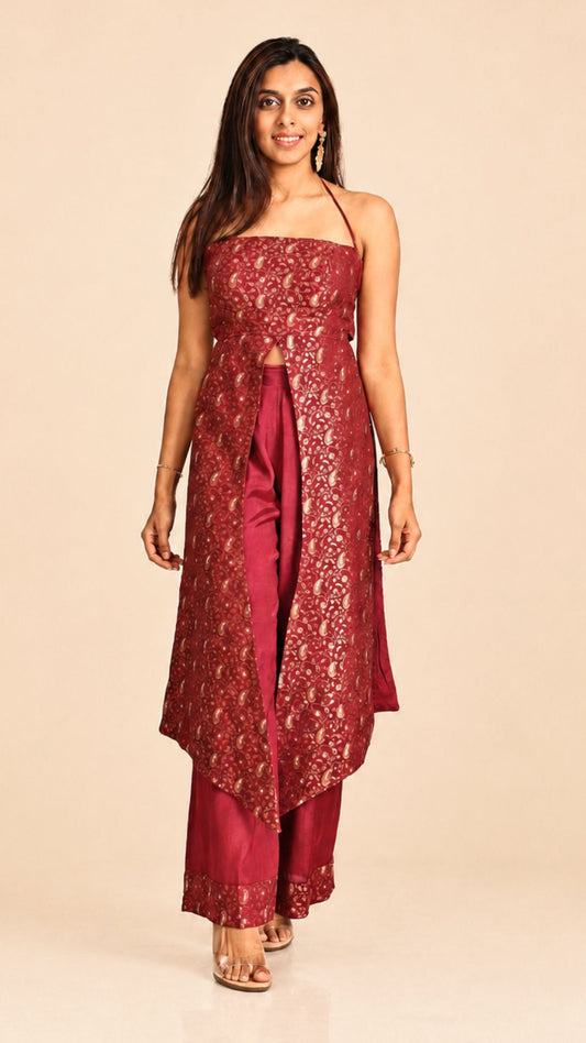 Halter Cape Co-ord Set