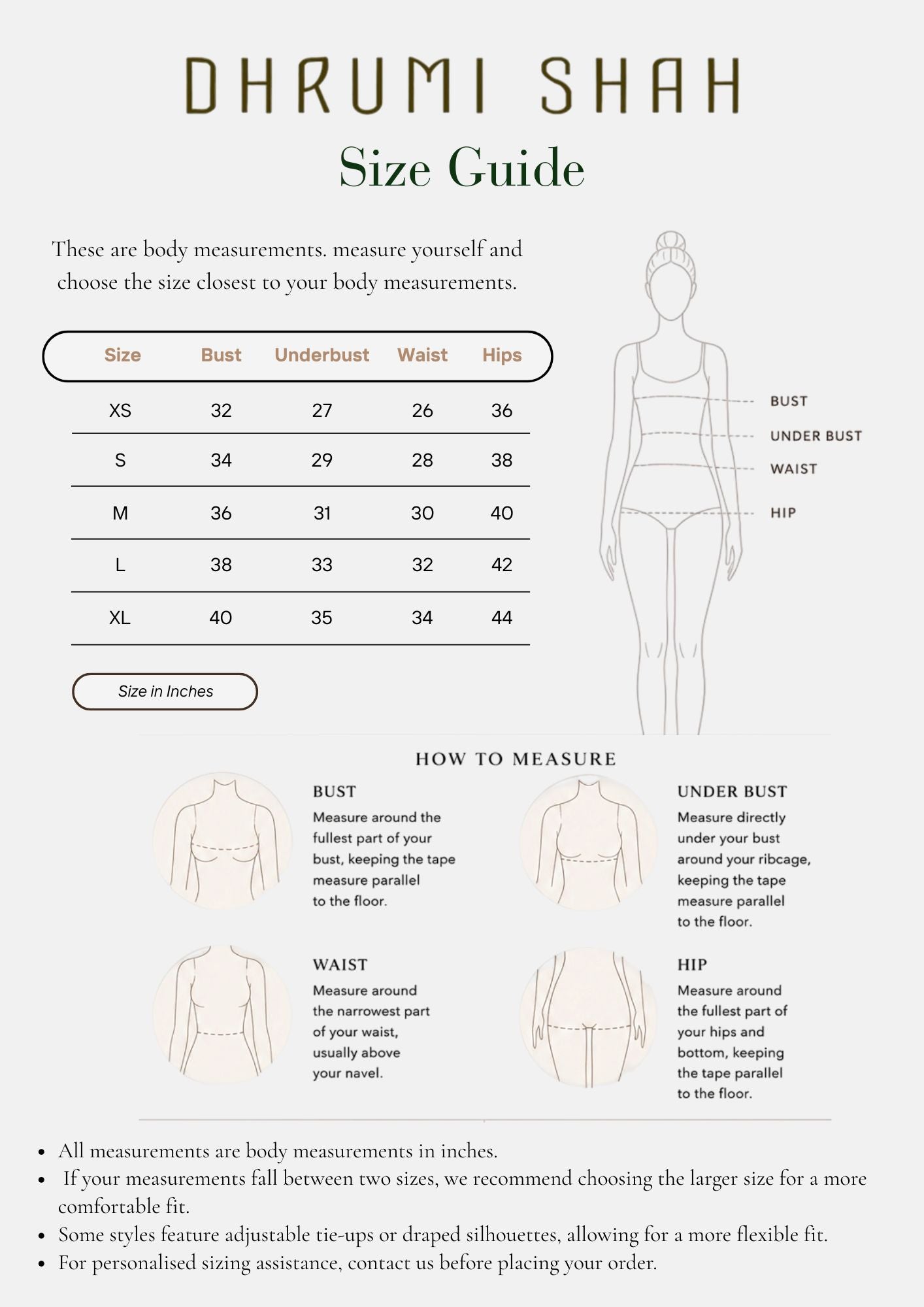 Size Guide